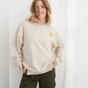 43. Aerie Smiley Crewneck Oversized